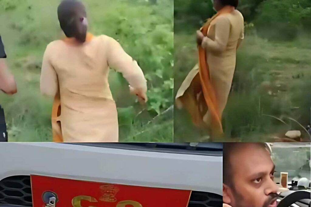 Lady Officer Caught with Boyfriend: सावन के सुहाने मौसम में पहाड़ों में रंगरलियां मनाते पकड़ाई महिला अधिकारी! / Image Source: viral Video
