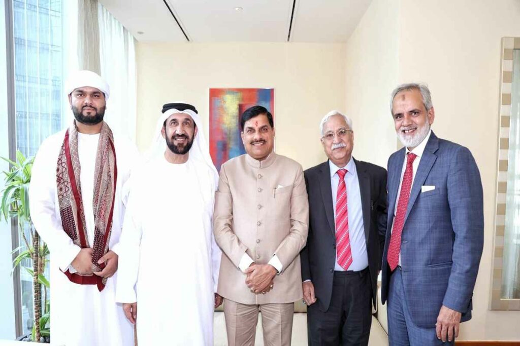 CM Mohan Yadav Foreign Tour, Mohan Yadav UAE visit, Madhya Pradesh global outreach, MP investment promotion, Mohan Yadav Dubai trip,