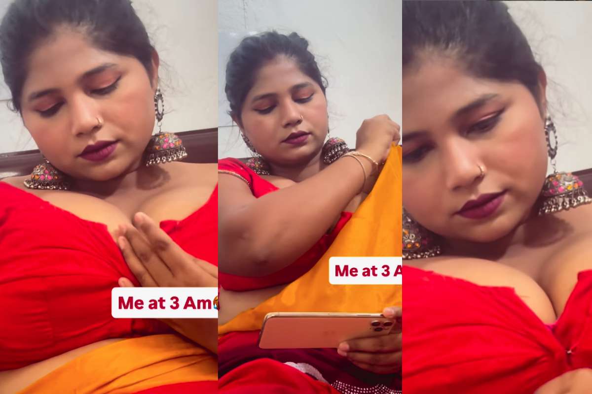 New Trending Sexy Video: देसी भाभी को रात में सताने लगी पति की याद, लाइव वीडियो कॉल में साड़ी का पल्लू हटाकर हाथों से करने लगी…