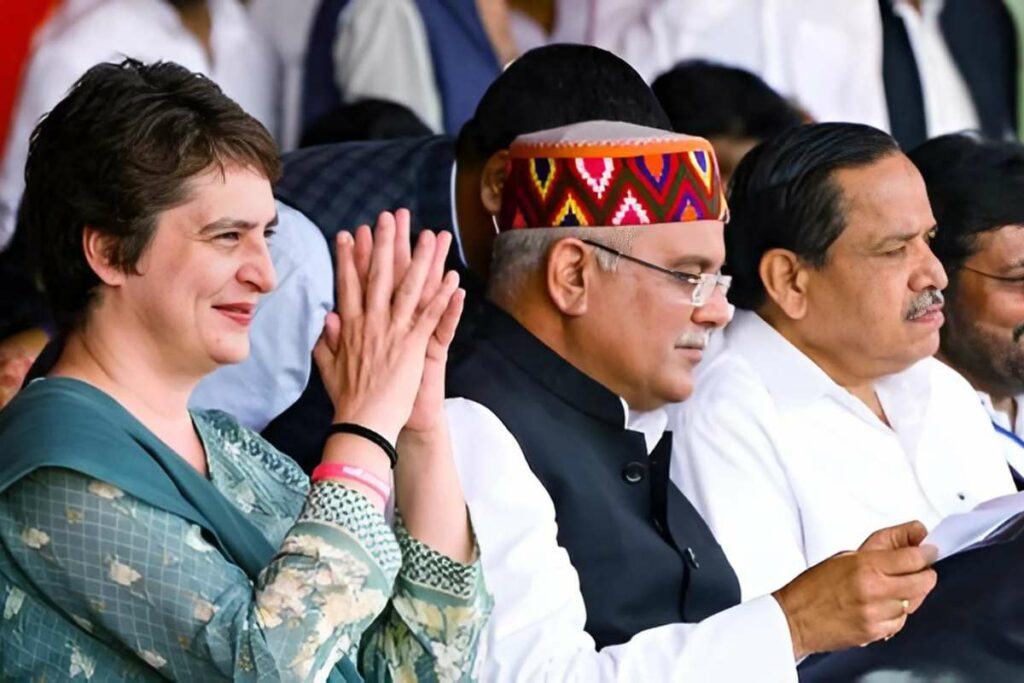 Priyanka Gandhi on ED Raid in Bhupesh Baghel House: कांग्रेस का एक एक कार्यकर्ता भूपेश बघेल के साथ / Image Source: X