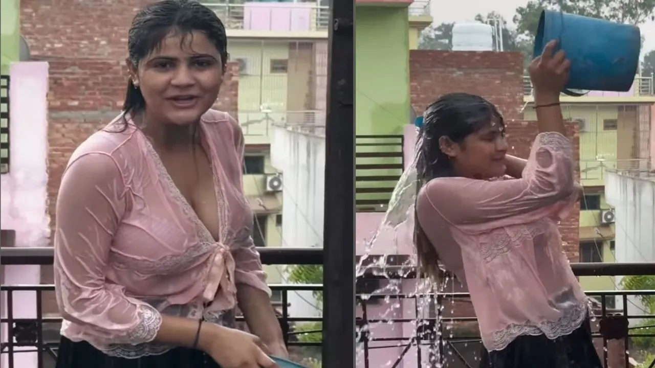 Vanshika Hapur Braless Video: वंशिका हापुर ने पारदर्शी कपड़े पहनकर छत पर नहाते हुए शेयर किया वीडियो, अंदर तक दिखने लगा सब कुछ