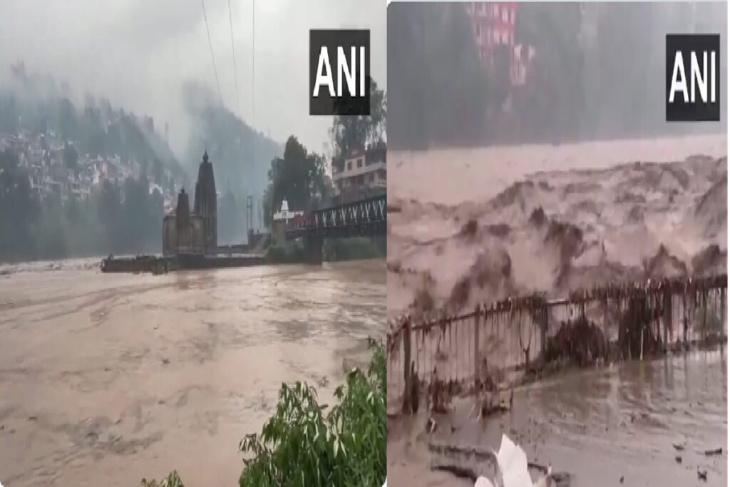 Beas River Video/ Image Credit; ANI X Handle