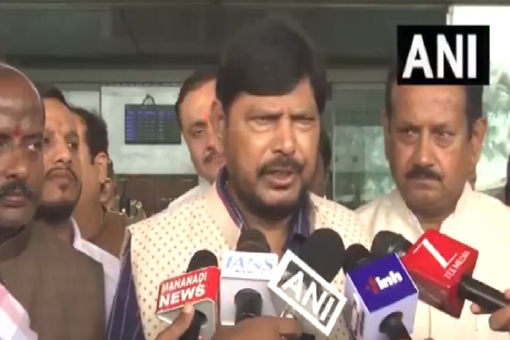 Union Minister Ramdas Athawale Statement/Image Credit: ANI X Handle
