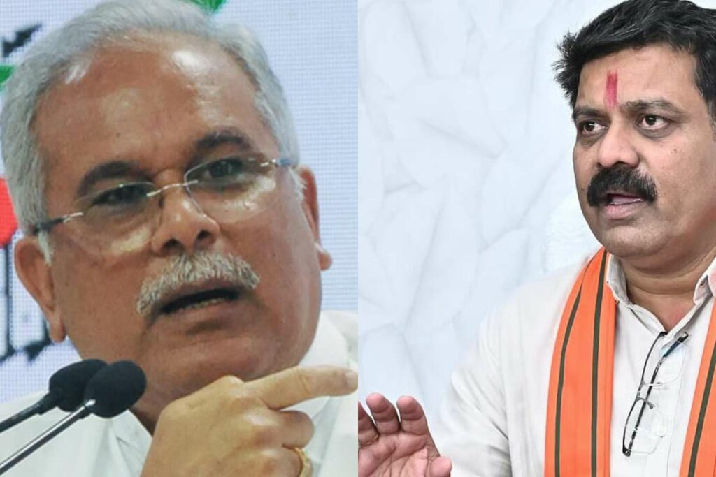 Viraj Sharma Leaks Bhupesh Baghel's Number: 'छत्तीसगढ़ की खराब सड़कों के लिए 94252***** पर करें शिकायत' / Image Source: File