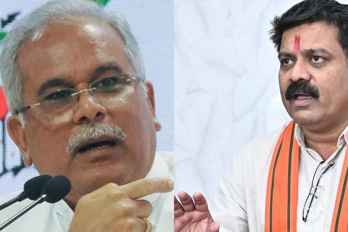 Vijay Sharma Leaks Bhupesh Baghel’s Number: ‘छत्तीसगढ़ की खराब सड़कों के लिए 94252***** पर करें शिकायत’ डिप्टी सीएम विजय शर्मा ने दिया नंबर, लेकिन भड़क गए भूपेश बघेल, जानिए क्यों?