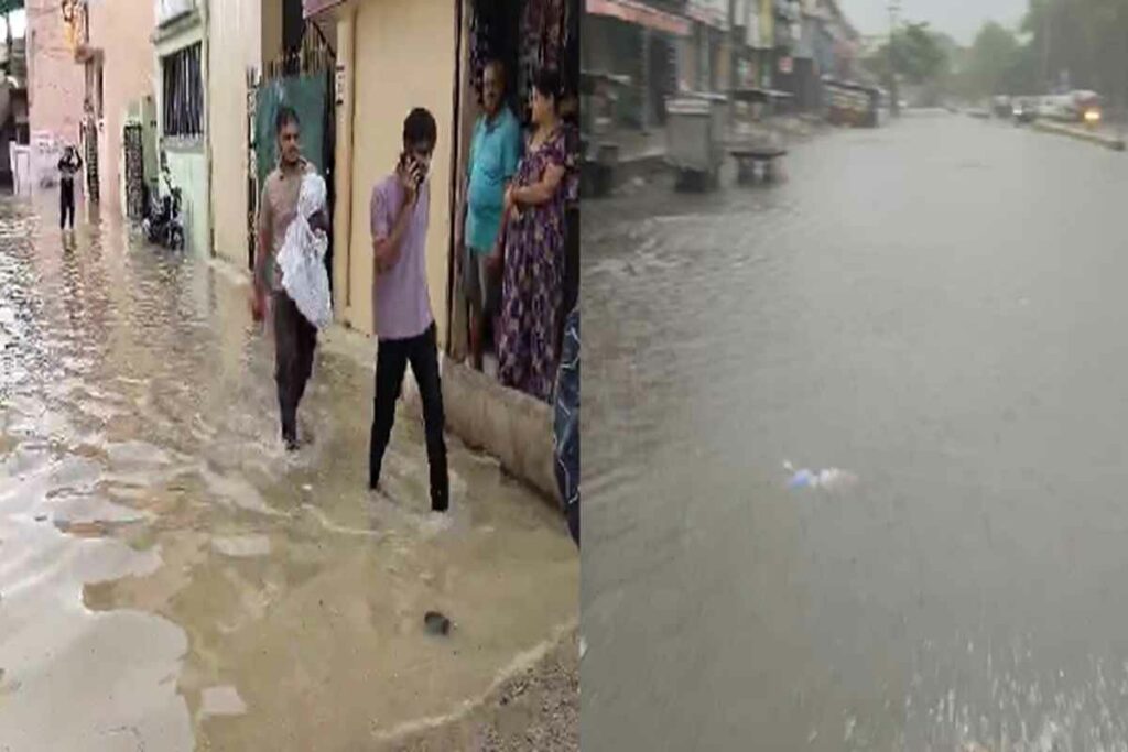 Bilaspur Heavy Rain/ Image Credit: IBC24
