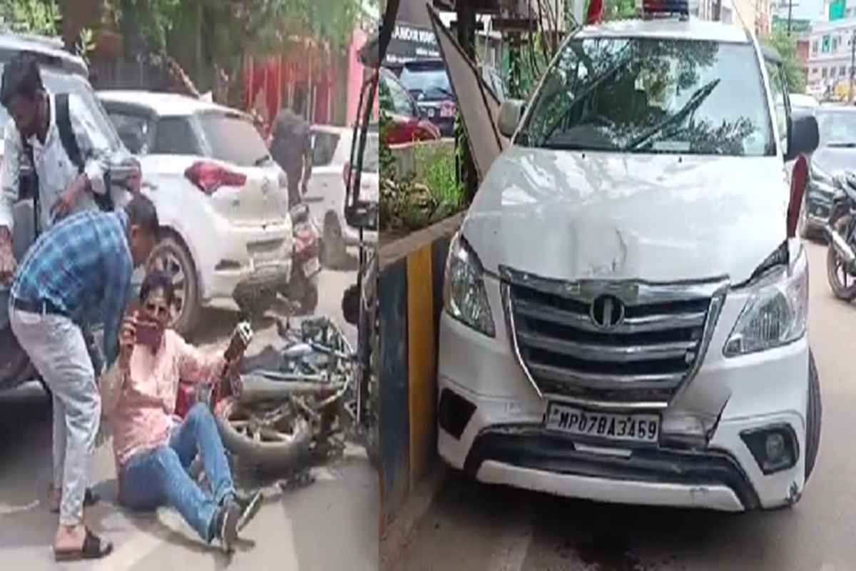 Minister Tulsiram Silawat: बाल-बाल बचे मंत्री सिलावट! डिवाइडर से टकराई काफिले की गाड़ी, पत्रकार को भी आई चोट