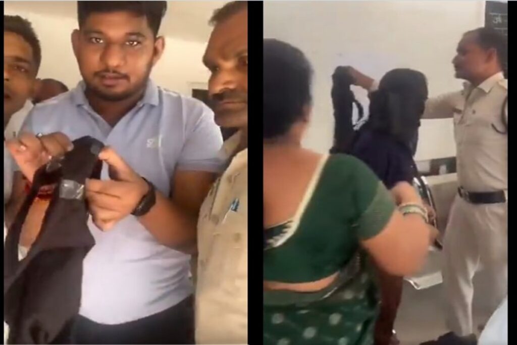 High-tech cheating in sub-engineer exam, image source: social mideo viral video