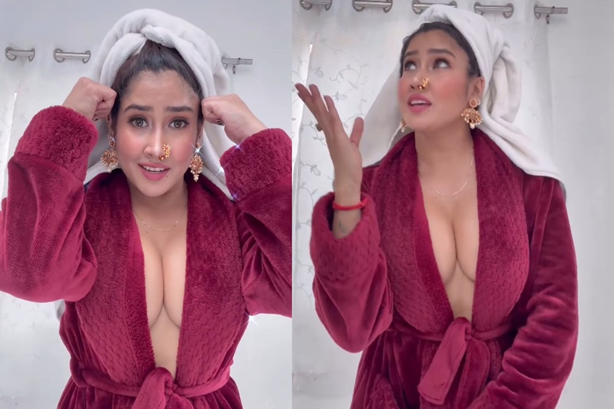 फिर वायरल हुआ Sofia Ansari का Sexy Video, बाथरूम में इस हाल में आयी नजर