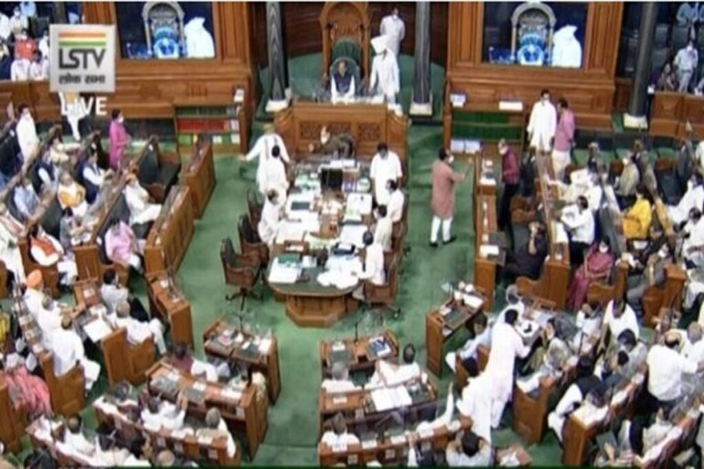 Parliament News, image source: loksabha tv