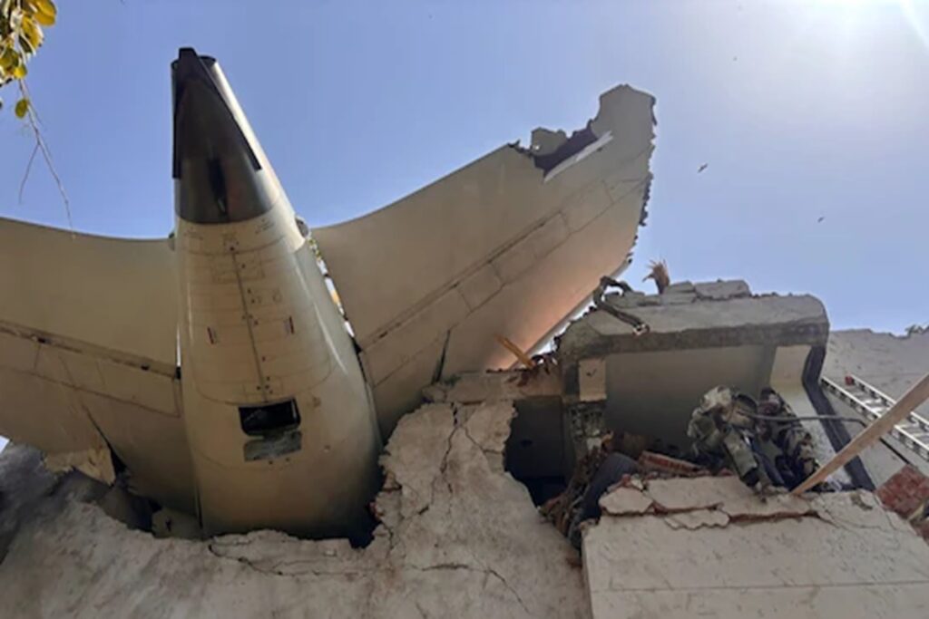 Ahmedabad Plane Crash. image source- IBC24 Archive