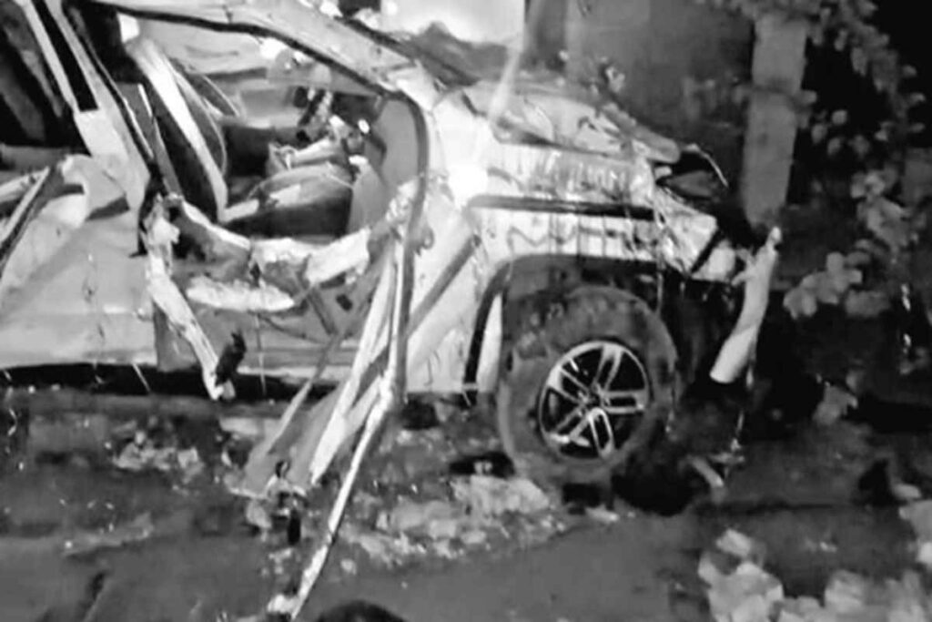 Sambhal Road Accident/ Image Credit: Sachin Gupta X Handle