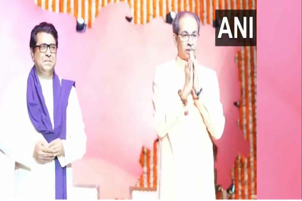 Raj-Uddhav Thackeray Rally| Image Credit: ANI