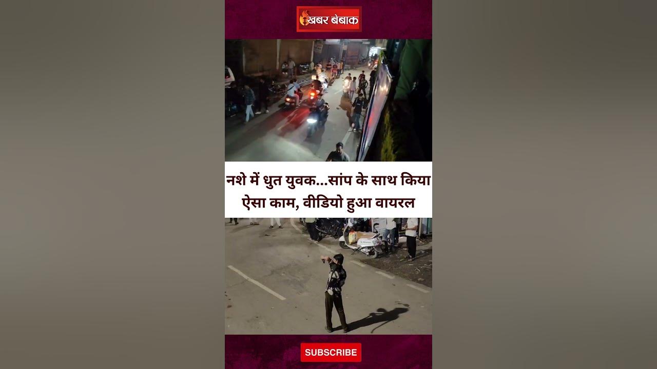 नशे में धुत युवक…सांप के साथ किया ऐसा काम, वीडियो हुआ वायरल | Snake Viral Video