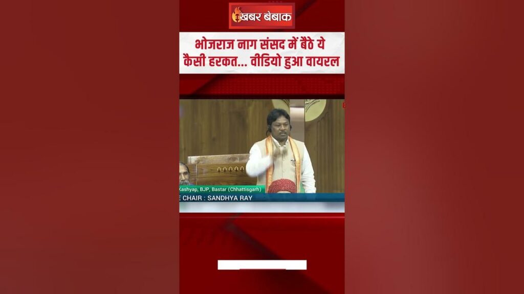 Bhojrag Nag in Loksabha