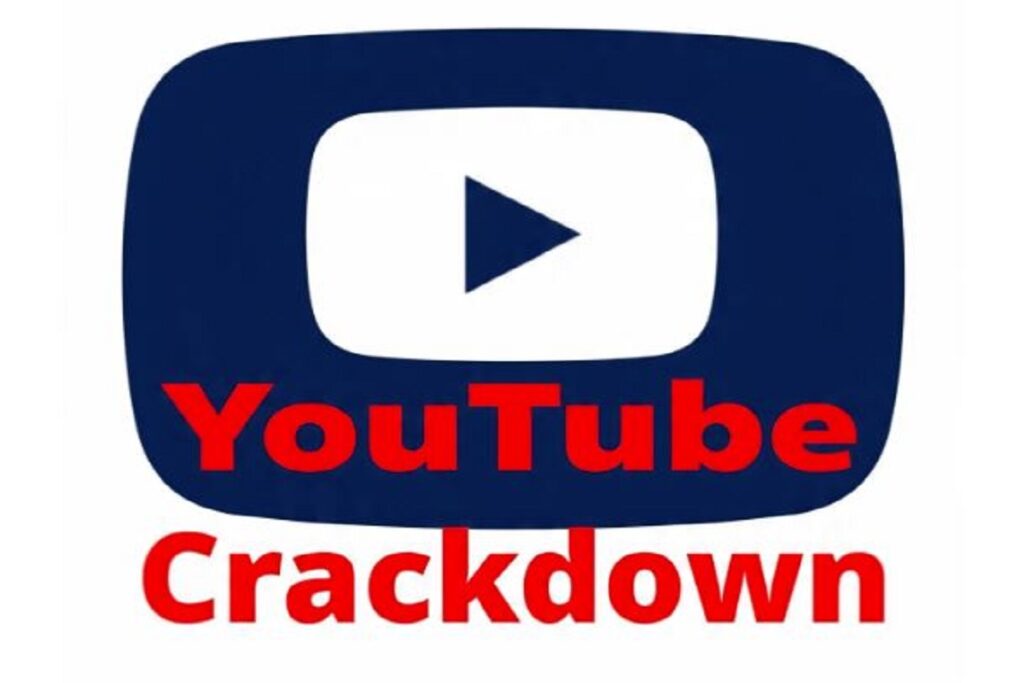 (Youtube Crackdown, Image Credit: Meta AI)