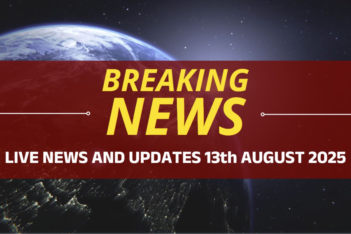 Today News And Live Update 13 August 2025: मोहला मानपुर में पुलिस और नक्सलियों के बीच मुठभेड़, दो माओवादी ढेर