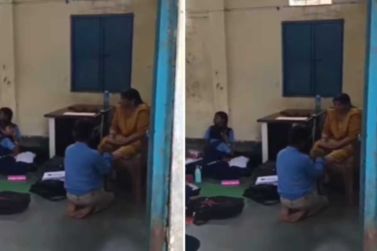 Bhopal News: राजधानी का ये स्कूल बना मसाज पार्लर! चौथी के बच्चे से पैर दबवाते दिखीं शिक्षिका, सोशल मीडिया पर वीडियो वायरल