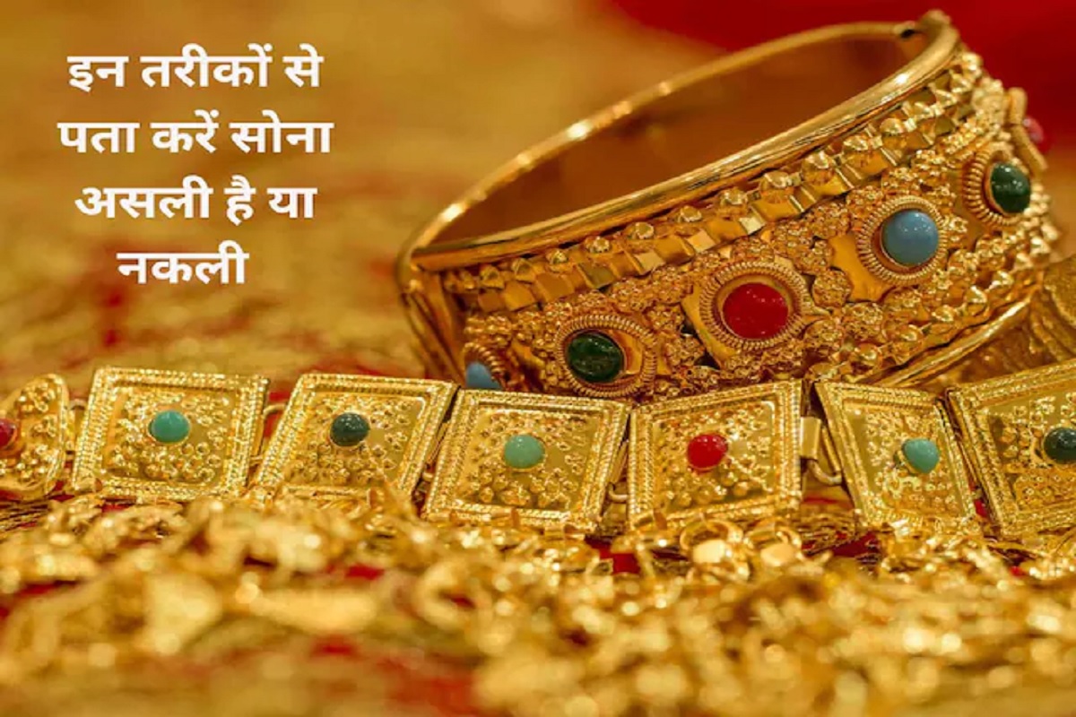 Gold Purity Check : सोना ख़रीदते समय जान लें कि कितना ख़रा है आपके हाथ में रखा सोना,, इन आसान तरीकों से करें सोने की शुद्धता की पहचान..