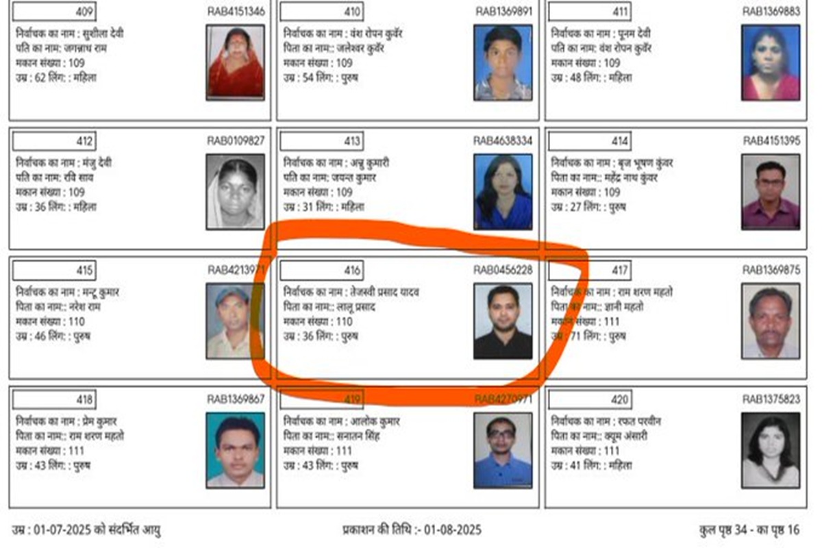 Bihar SIR: ‘तेजस्वी यादव जी आपकी योग्यता पर मुझे ही नहीं पूरे बिहार को शक’, उपमुख्यमंत्री ने स्क्रीन शॉट शेयर कर वोटर लिस्ट में नाम नहीं होने के दावे का किया खंडन