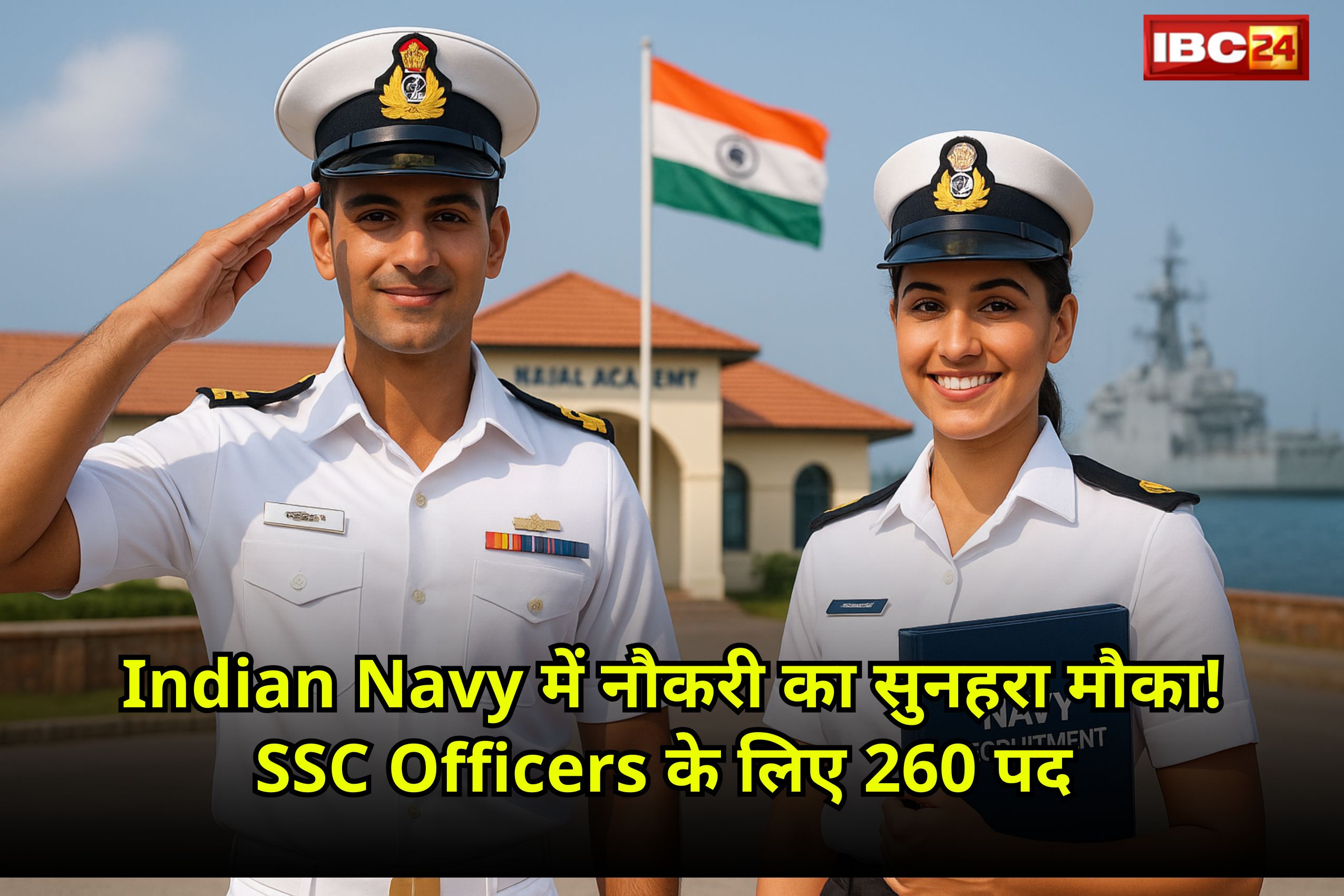 Indian Navy SSC Officers Bharti 2025: इंडियन नेवी में SSC Officer के लिए 260 पदों पर भर्ती का नोटिफिकेशन जारी, इस लिंक से करें आवेदन!