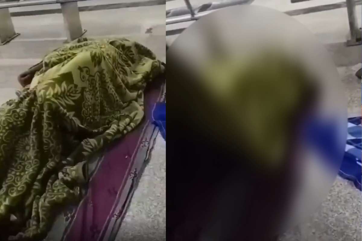 Couple Have Sex in Railway Station: रेलवे स्टेशन के प्लेटफॉर्म पर चादर ओढ़कर सेक्स कर रहे थे कपल, अचानक एक शख्स ने हटा दिया पर्दा, देखिए वीडियो