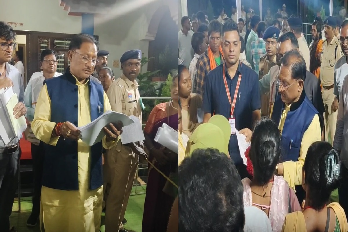 CM Vishnudeo Sai News: सीएम विष्णुदेव साय ने बगिया कैंप कार्यालय में सुनी जनता की समस्याएं, त्वरित निराकरण के दिए निर्देश