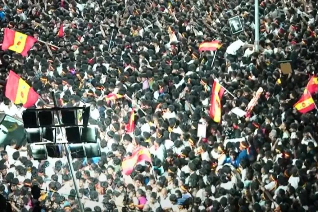 Actor Vijay Rally Stampede. Image Source- ANI