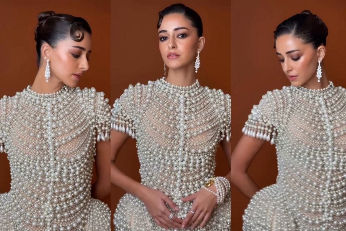 Ananya Panday Dress: अनन्या पांडे का ‘पर्ल लुक’ वायरल,  GQ रेड कार्पेट पर दिखा रॉयल अंदाज़, मोतियों से जड़ी मिनी ड्रेस में कहर ढाती दिखीं पर्ल ब्यूटी