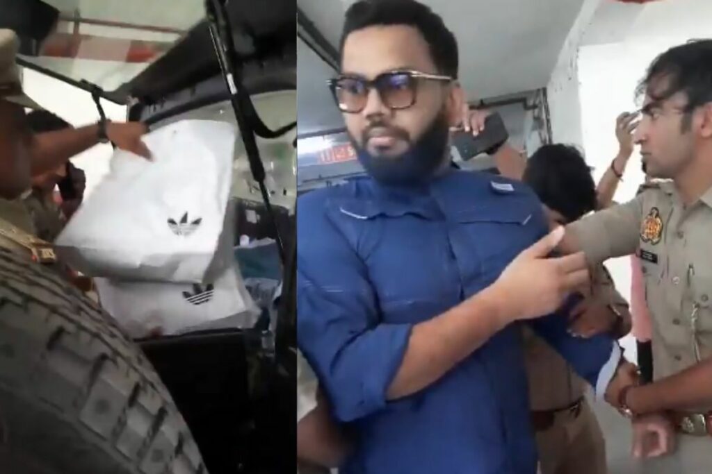 Beef Found in Thar: राजधानी के मल्टीलेवल पार्किंग में मोहम्मद आसिफ की कार में मिला 20 किलो गोमांस / Image Source: Viral Video