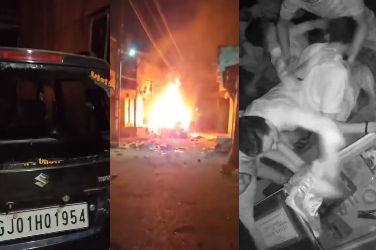 Gandhinagar Violence: गांधीनगर में गरबा उत्सव में हिंसक झड़प! दूसरे समुदाय ने जमकर बरसाए पत्थर, दुकानों-गाड़ियों में की आगजनी, 50 से अधिक लोग गिरफ्तार