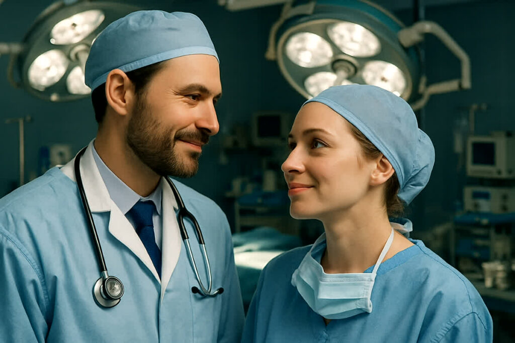 Doctor Sex With Nurse in Operation Theater: मुस्लिम डॉक्टर ने नर्स के साथ ऑपरेशन में किया सेक्स / Image: AI Generated