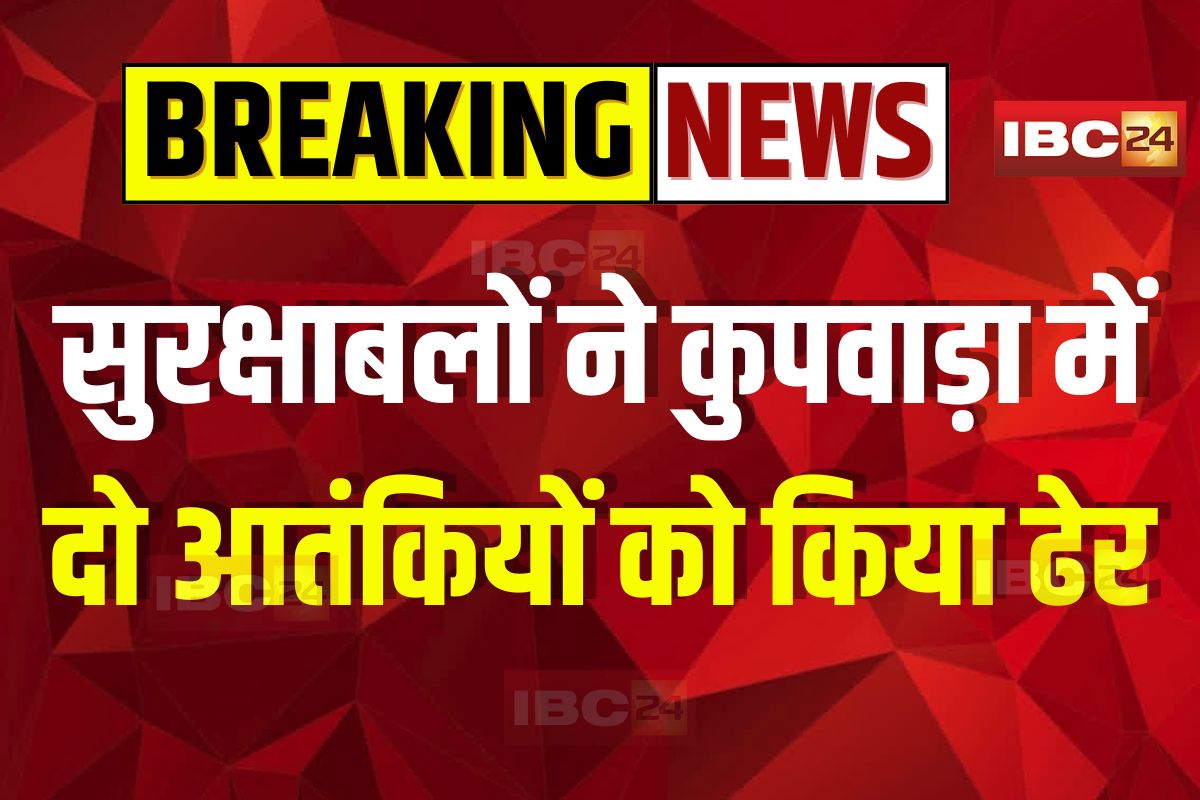 Jammu Kashmir News: जम्मू-कश्मीर के कुपवाड़ा में मुठभेड़, सुरक्षाबलों ने दो आतंकियों को किया ढेर, घुसपैठ की कोशिश नाकाम