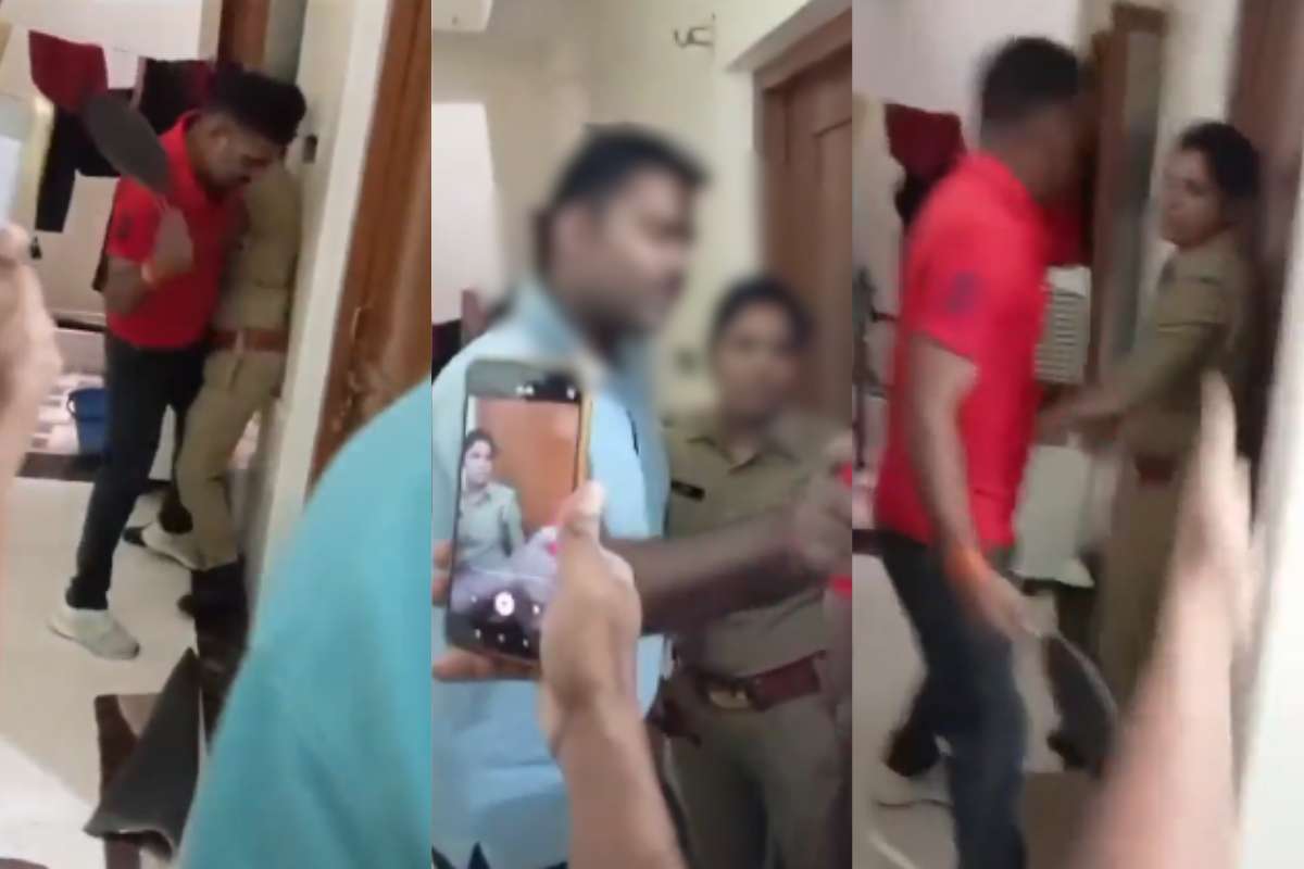 Lady Police Sex with Constable Boyfriend: सिपाही के साथ सेक्स करते पकड़ाई महिला पुलिसकर्मी, कॉन्सटेबल पति ने लाइव देखा दोनों का रोमांस, वायरल हुआ वीडियो