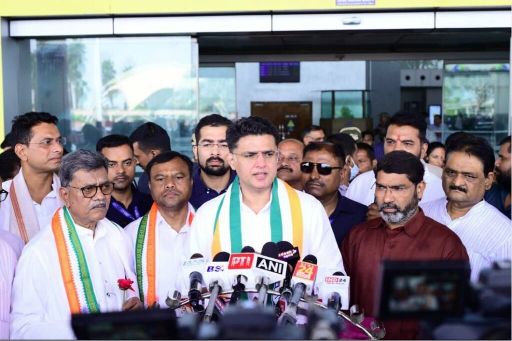 Sachin Pilot in Bilaspur