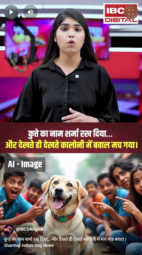 कुत्ते का नाम शर्मा रख दिया… और देखते ही देखते कालोनी में मच गया बवाल | Sharmaji Indore Dog News