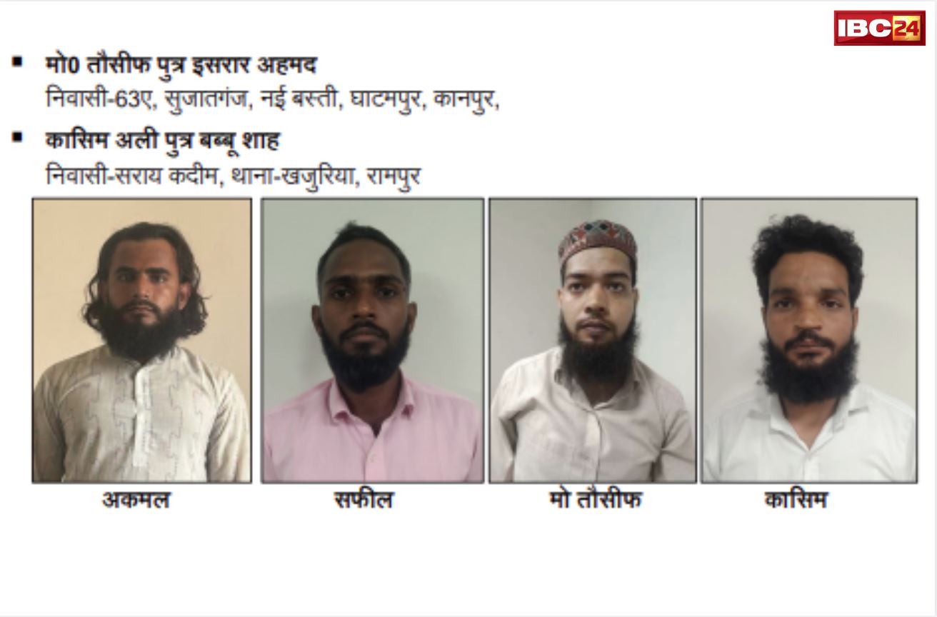 Terrorists arrested in UP: भारत में नया आतंकी संगठन ‘मुजाहिदीन आर्म’ खड़ा करने की तैयारी.. एटीएस की गिरफ्त में 4 आतंकवादी, पढ़ें नाम..