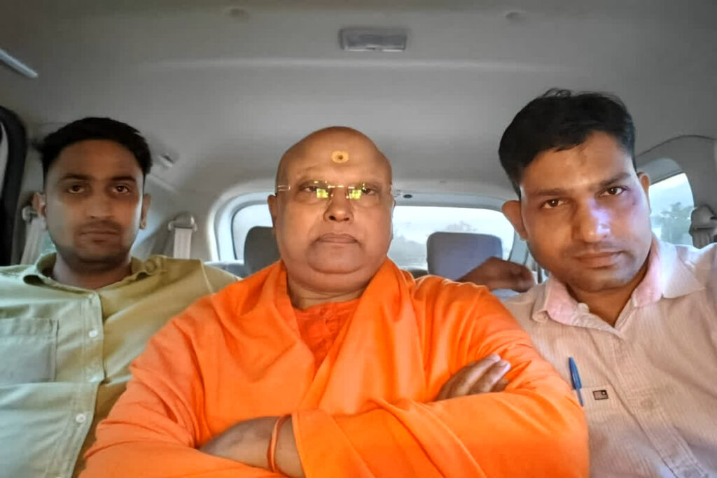 Swami Chaitanyananda Saraswati Arrest/Image Credit: ANI X Handle