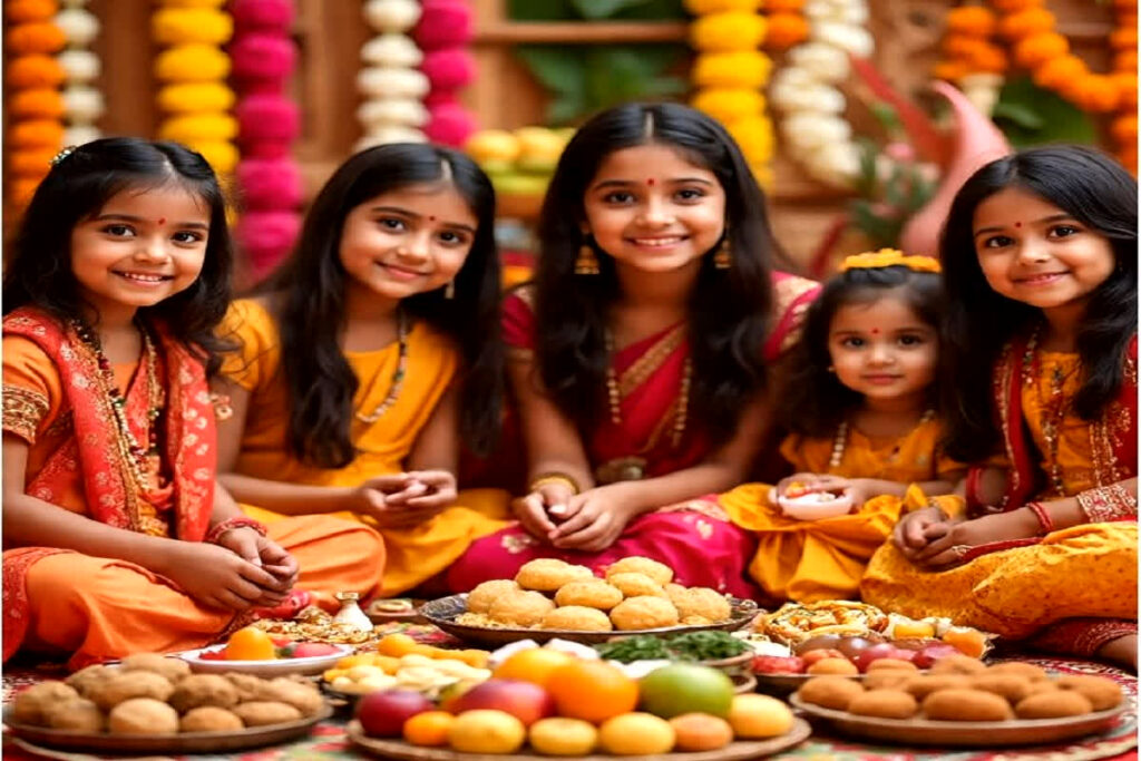 (Kanya Pujan Vidhi, Image Credit: Meta AI)