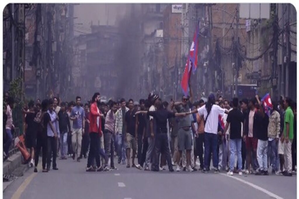 Nepal protests, image source: ibc24