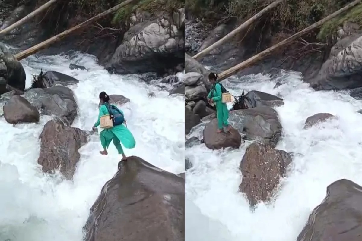 Mandi Nurse Viral Video: दो माह के शिशु का टीकाकरण था जरूरी, जान जोखिम में डालकर ड्यूटी पर पहुंची स्टाफ नर्स, वीडियो देखकर आप भी रह जाएंगे दंग