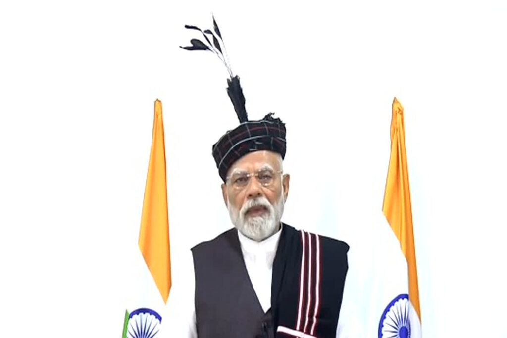 PM Modi On Mizoram Tour/Image Credit: ANI X Handle