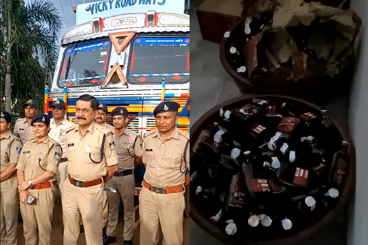 Seoni Crime News: 90 लाख रुपए की 9075 लीटर अवैध शराब जब्त, पुलिस ने ट्रक चालक और सहयोगी को किया गिरफ्तार
