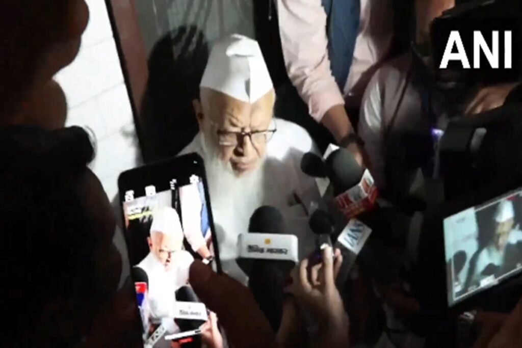 Maulana Arshad Madani. Image Source- ANI