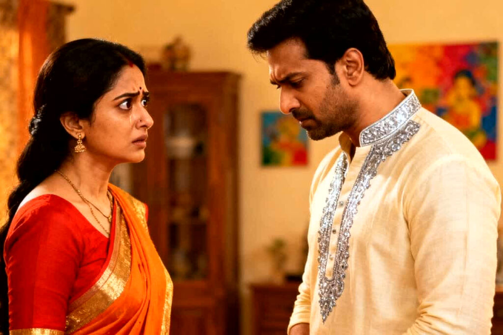 Husband Wife Dispute on Karwa Chauth: करवाचौथ पर पति ने नहीं दिलाई साड़ी / Image: AI Generated