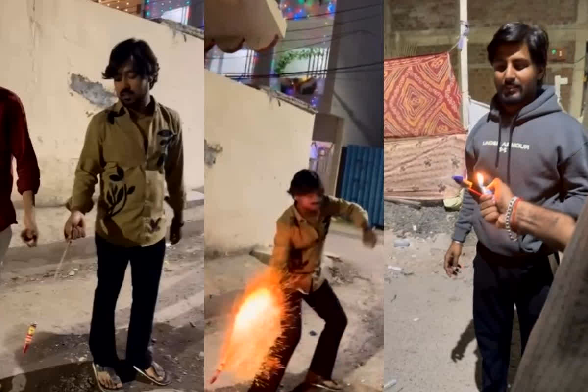 Indore News: दिवाली पर युवकों का शर्मनाक करतूत! पटाखा जलाकर सरेआम किया ये काम, वीडियो वायरल होते ही मचा हड़कंप