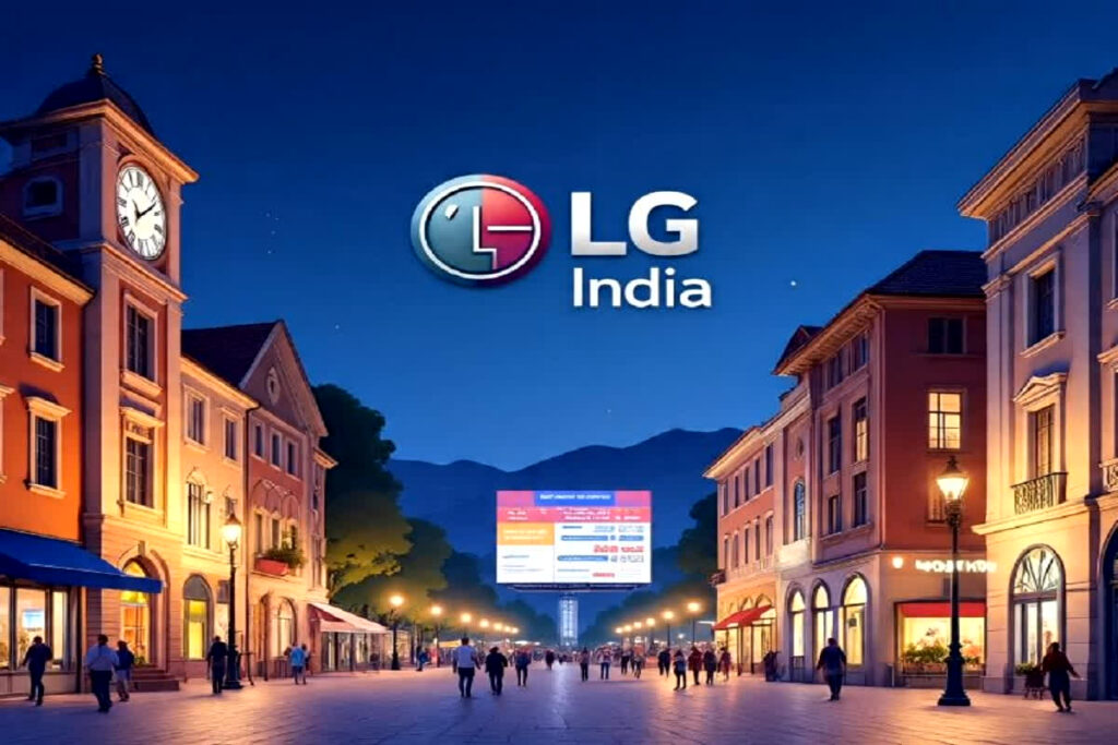 (LG India IPO Listing, Image Credit: Meta AI)