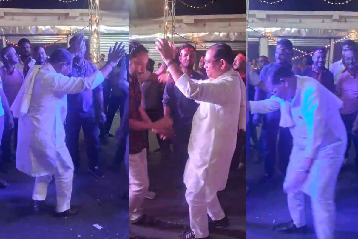 MLA Chainsingh Warkade: छत्तीसगढ़ी गाने पर झूमे मध्यप्रदेश के विधायक, देवी विसर्जन जुलूस में डांस का वीडियो, सोशल मीडिया पर वायरल