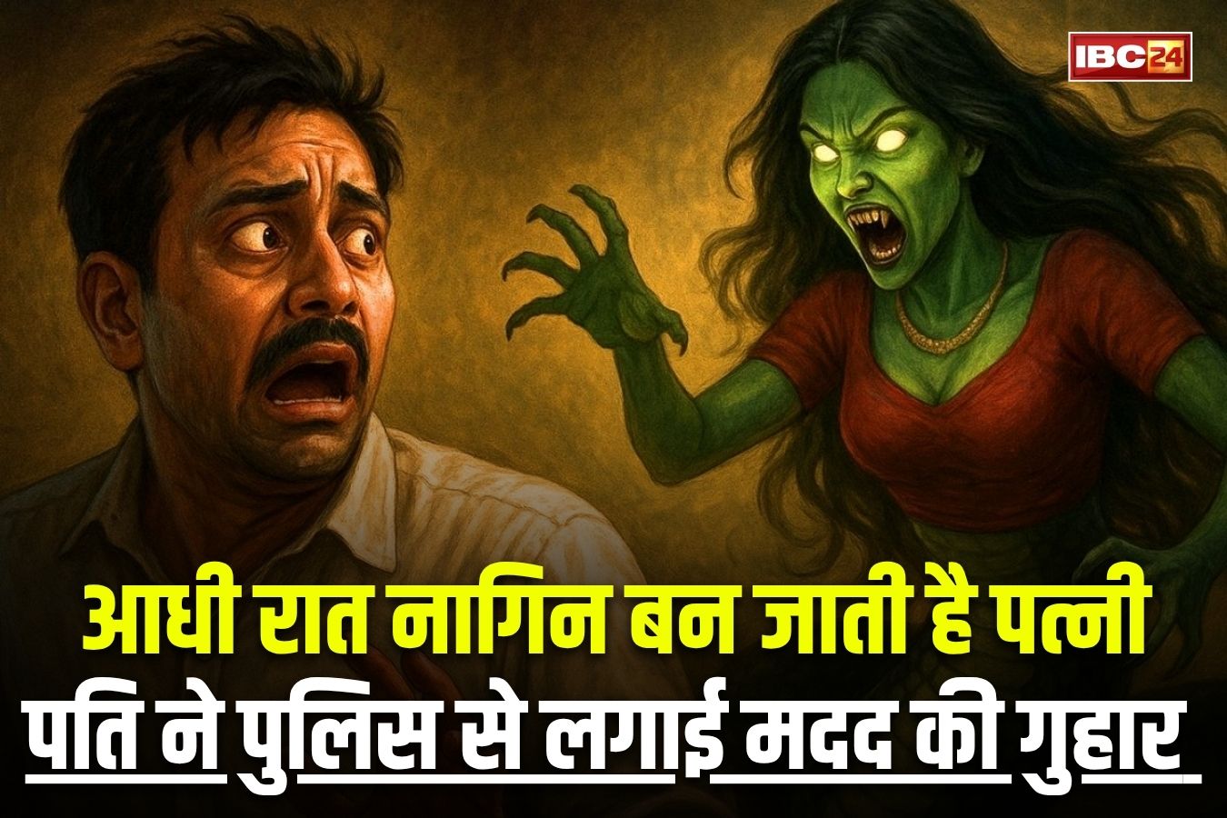 Sitapur News: आधी रात नागिन बन जाती है पत्नी, डर के कारण नहीं सो पाता पति, अब प्रशासन से लगाई मदद की गुहार