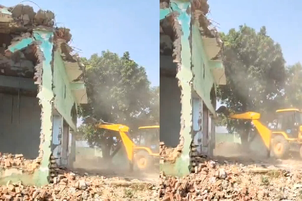 Mosque Demolished in Sambhal/Image Credit: Sachin Gupta X Handle